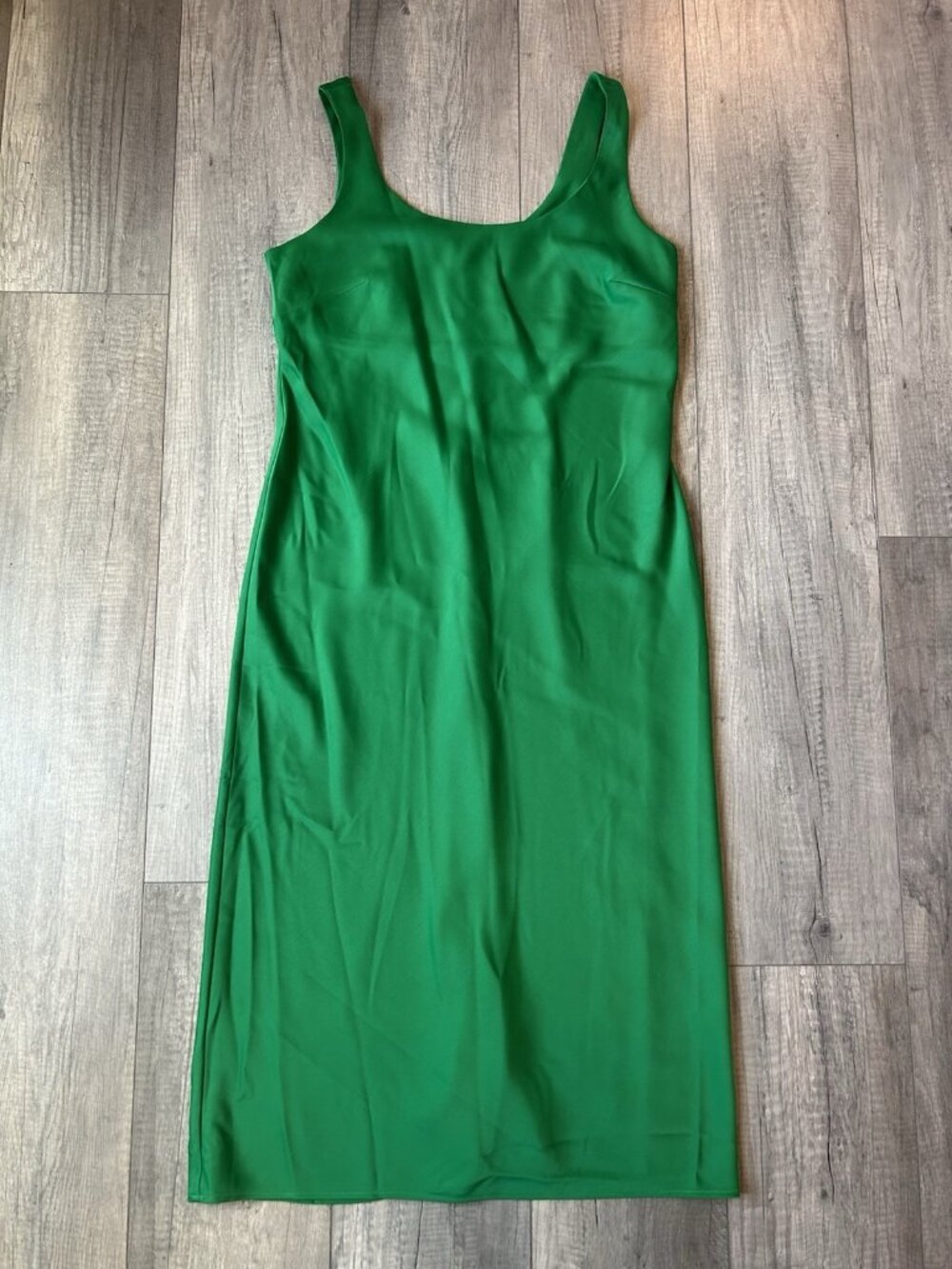 Anne Klein Sheath Midi Dress Size 6 NWT Sleeveless Green spring Wedding Guest - Picture 2 of 16